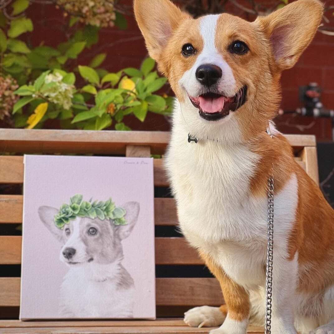 Roman Crown Pet Portrait - Image 3