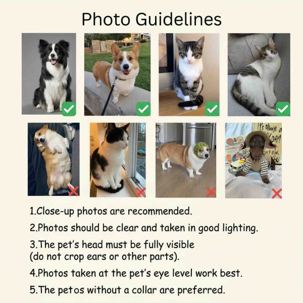 Custom Oil Silly & Goofy Pet Portrait – Canvas & Collar