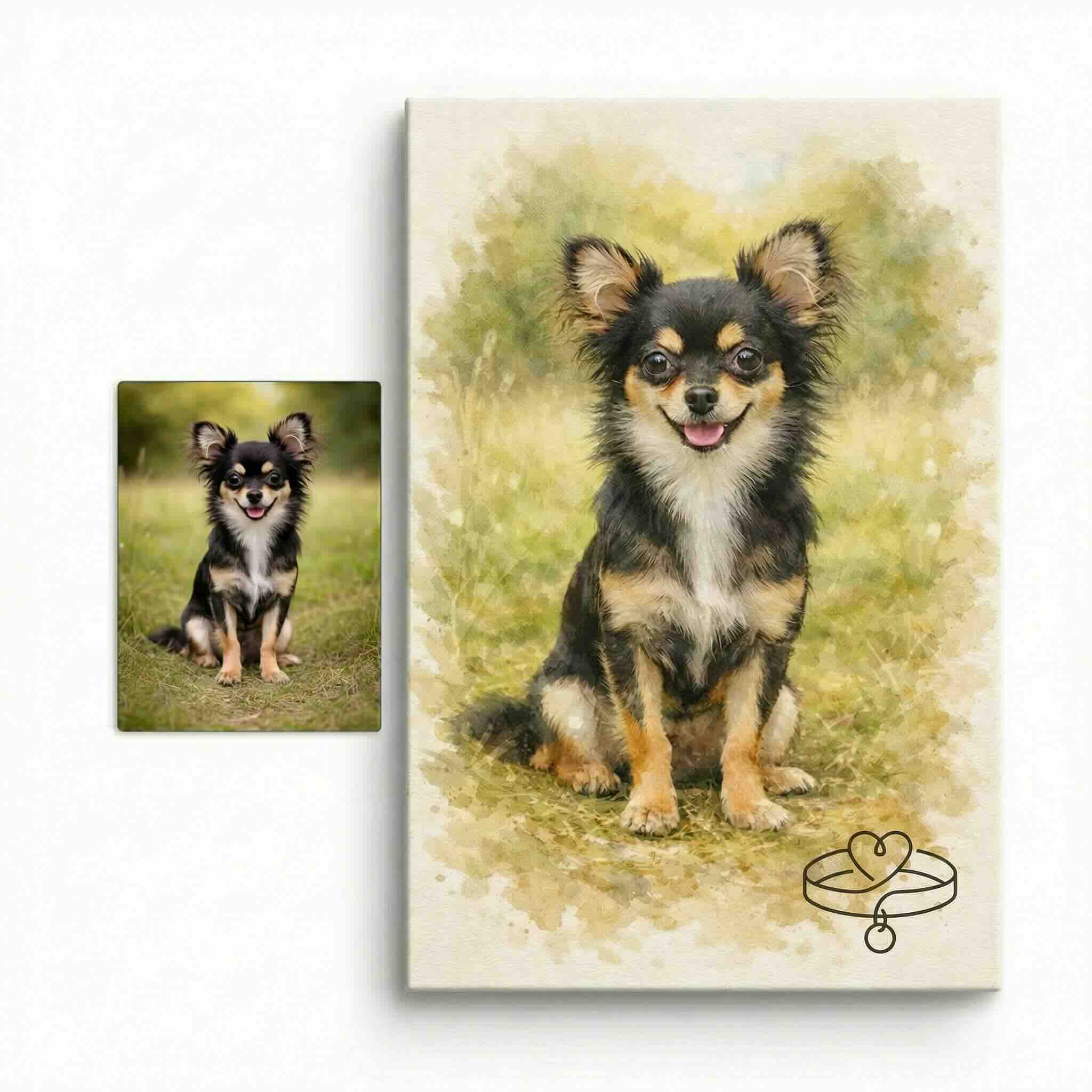 Watercolor Pet Portrait - Image 5