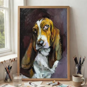 Custom Oil Silly & Goofy Pet Portrait